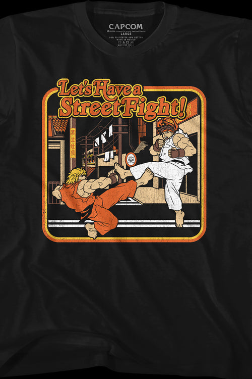 Youth Ken Masters and Ryu Street Fighter Shirtmain product image