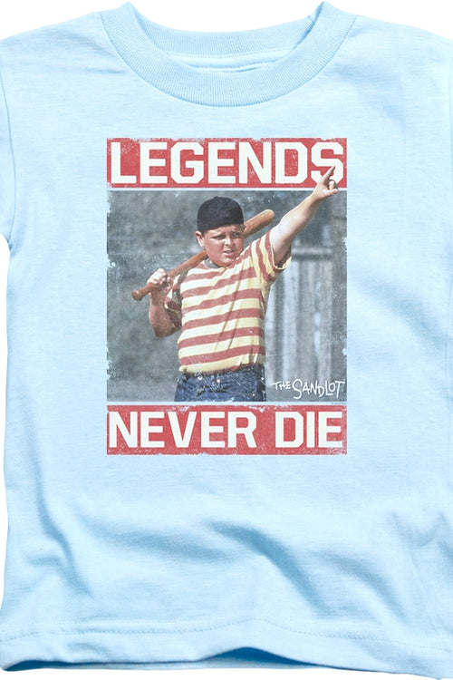 Youth Legends Never Die Sandlot Shirtmain product image