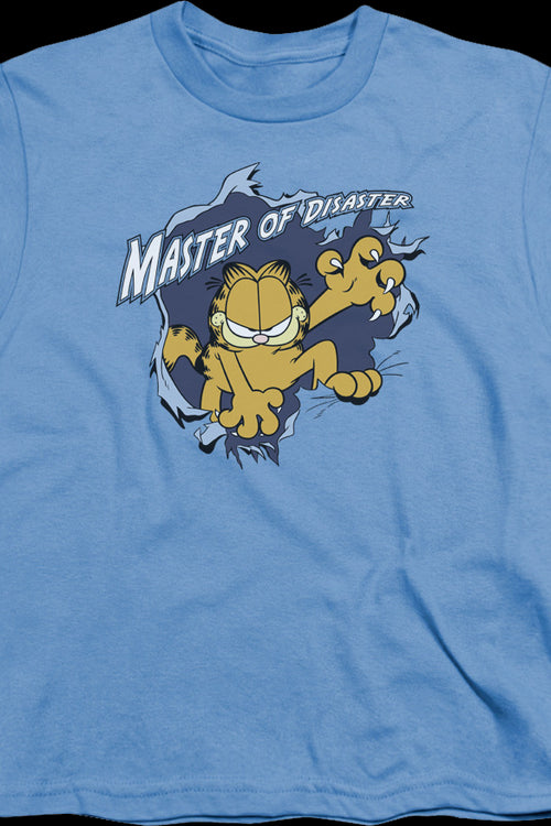 Youth Master Of Disaster Garfield Shirtmain product image