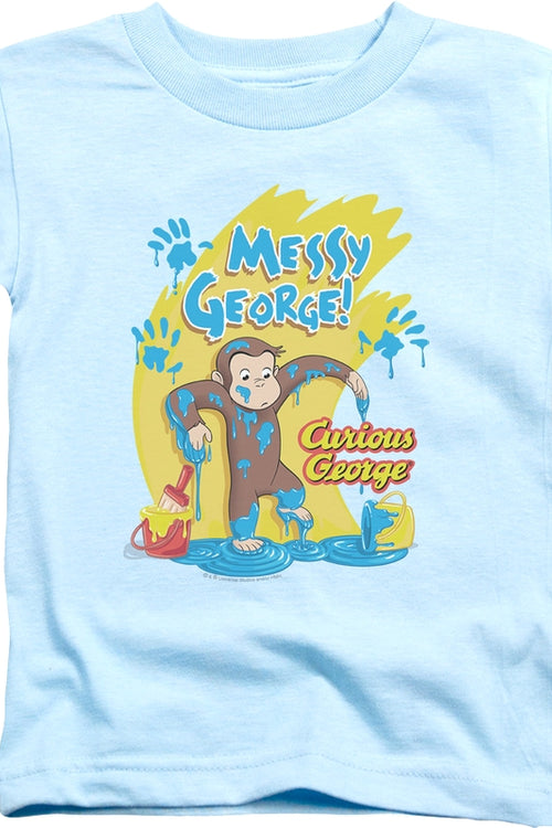 Youth Messy Curious George Shirtmain product image