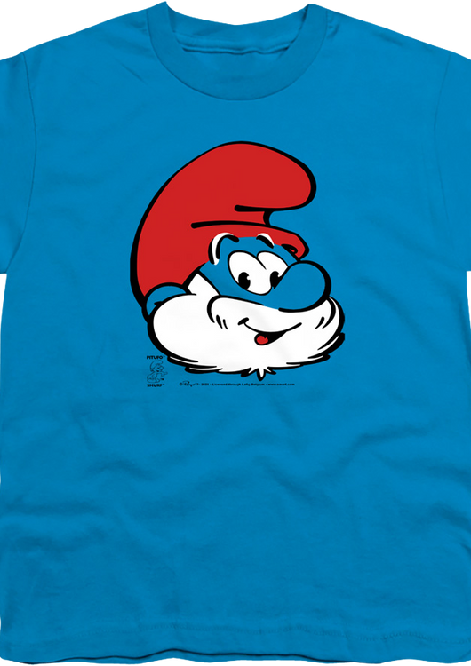 Youth Papa Smurf Shirt - main product image