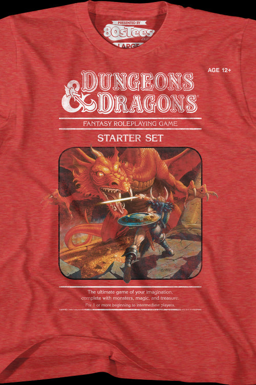 Youth Red Starter Set Dungeons & Dragons Shirtmain product image