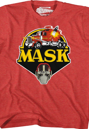 Youth Retro Red Icon MASK Shirt
