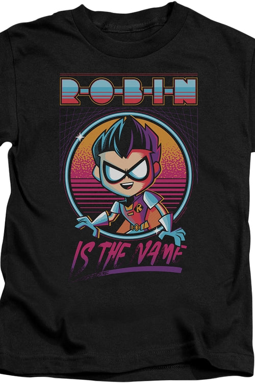 Youth Robin Is The Name Teen Titans Go Shirtmain product image