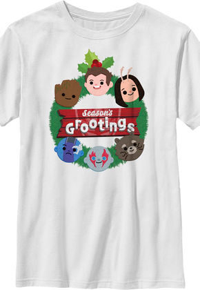 Youth Season's Grootings Guardians Of The Galaxy Marvel Comics Shirt
