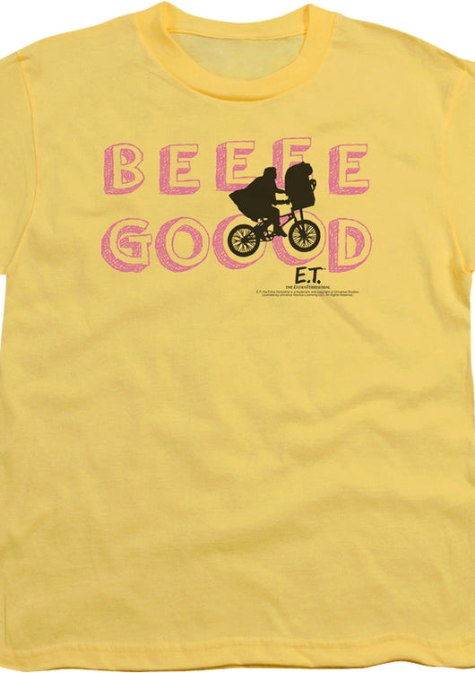 Youth Silhouette Be Good ET Shirt - main product image