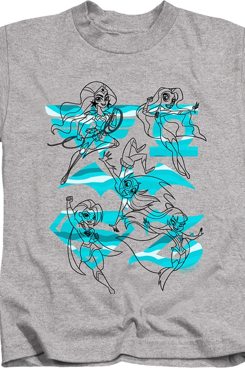 Youth Sketches DC Super Hero Girls Shirtmain product image