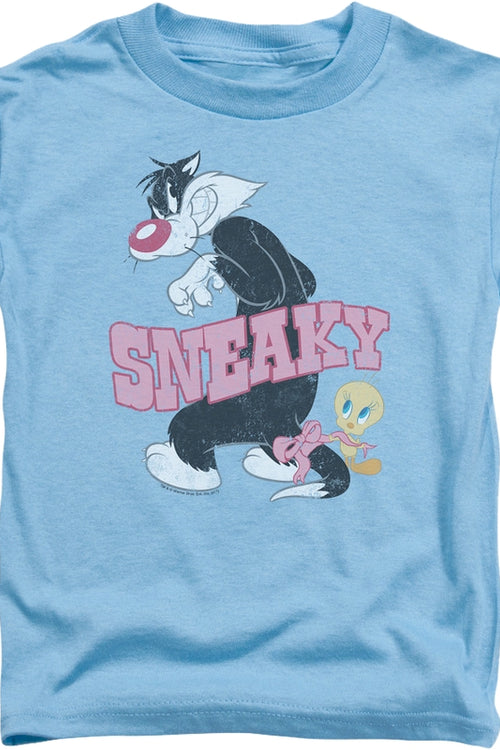 Youth Sneaky Sylvester and Tweety Looney Tunes Shirtmain product image
