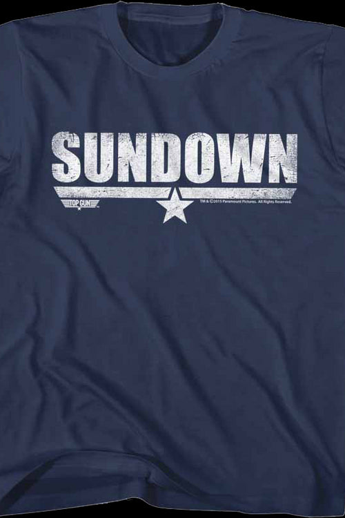 Youth Sundown Top Gun Shirtmain product image