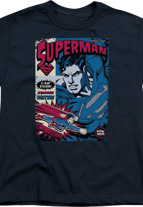 Youth Superman Action-Packed DC Comics Shirt