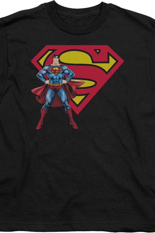 Youth Superman With Logo DC Comics Shirtmain product image