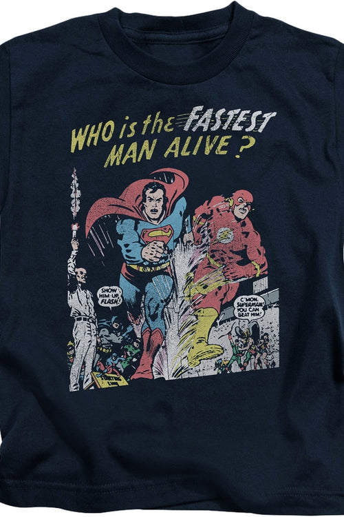 Youth Superman's Race With The Flash Shirtmain product image