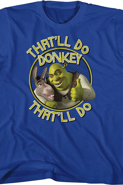 Youth That'll Do Donkey Shrek Shirtmain product image