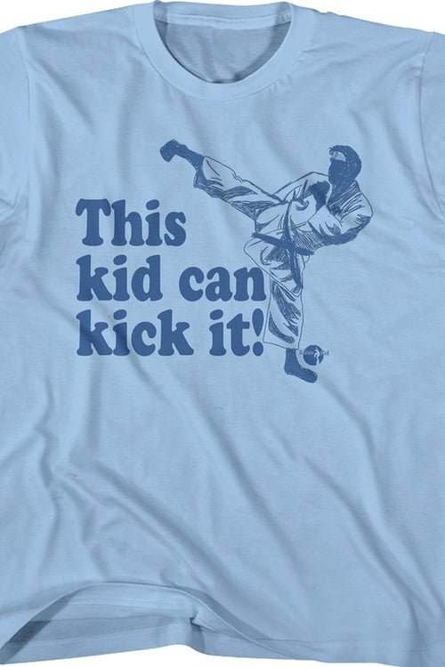 Youth This Kid Can Kick It Karate Kid Shirtmain product image