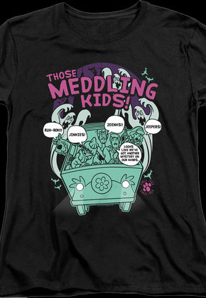 Womens Those Meddling Kids Scooby-Doo Shirt