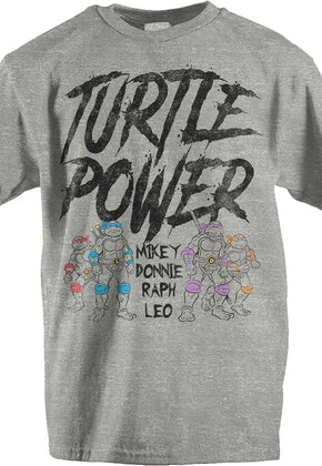 Youth Turtle Power Teenage Mutant Ninja Turtles Shirt