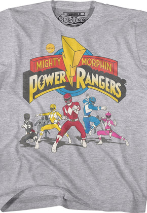 Youth Vintage Group Mighty Morphin Power Rangers Shirt