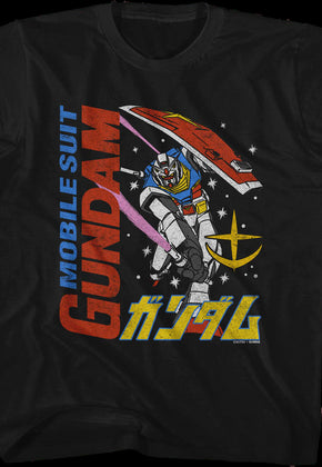 Youth Vintage Mobile Suit Gundam Shirt