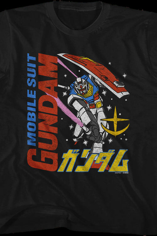 Youth Vintage Mobile Suit Gundam Shirtmain product image