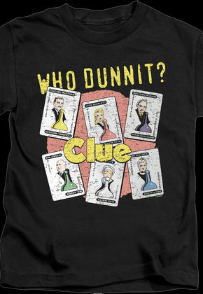Youth Who Dunnit Clue Shirt