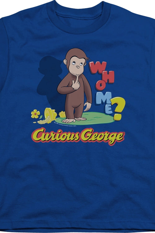Youth Who Me Curious George Shirtmain product image