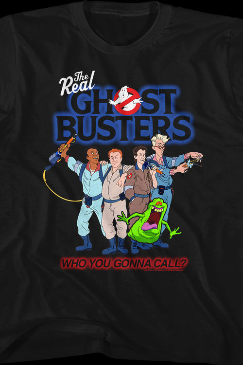 Youth Who You Gonna Call Real Ghostbusters Shirtmain product image