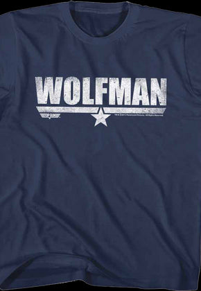 Youth Wolfman Top Gun Shirt