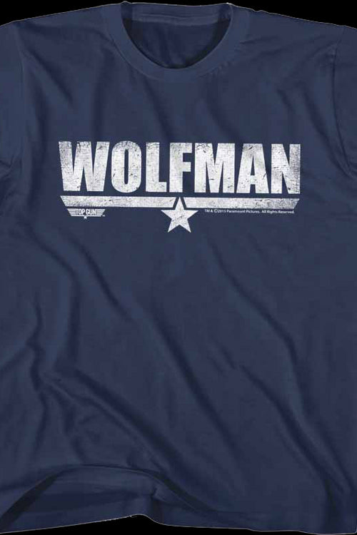 Youth Wolfman Top Gun Shirtmain product image