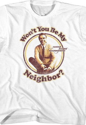 Youth Won't You Be My Neighbor Mr. Rogers Shirt