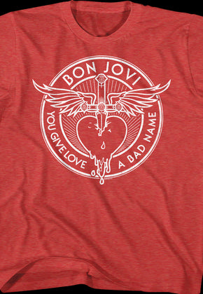 Youth You Give Love A Bad Name Bon Jovi Shirt