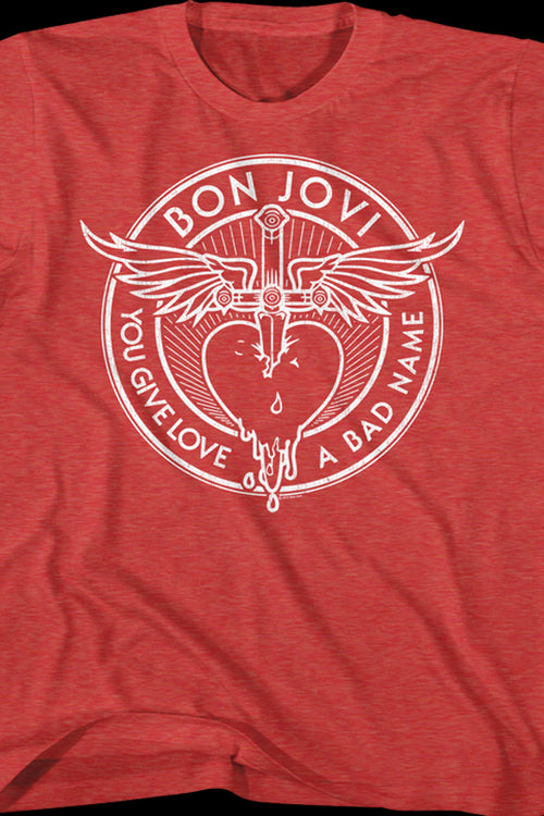 Youth You Give Love A Bad Name Bon Jovi Shirtmain product image