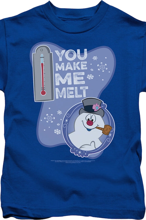 Youth You Make Me Melt Frosty The Snowman Shirtmain product image