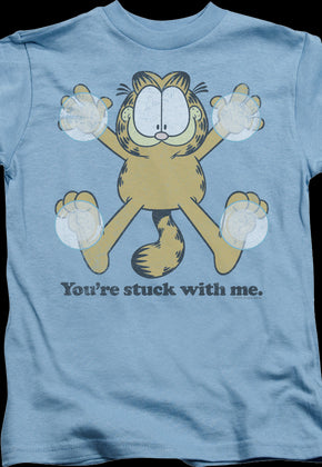 Youth You're Stuck With Me Garfield Shirt