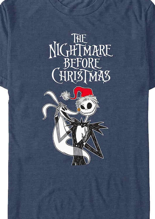 Zero & Jack Skellington Photo Nightmare Before Christmas T-Shirt - main product image