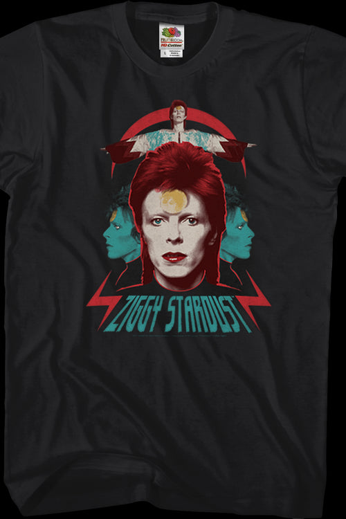 David bowie t shirt ziggy stardust clearance
