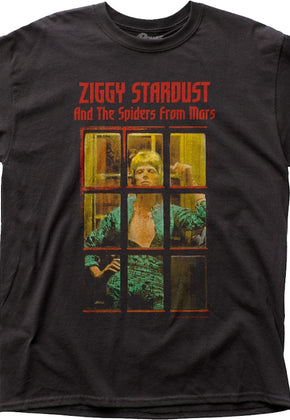 Ziggy Stardust Window David Bowie T-Shirt