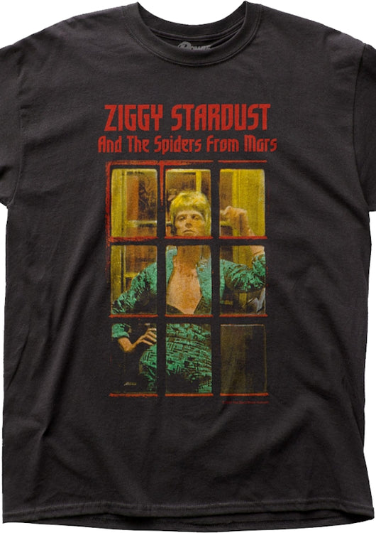 Ziggy Stardust Window David Bowie T-Shirt - main product image