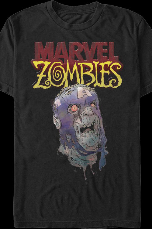 Zombie Captain America Marvel Comics T-Shirtmain product image