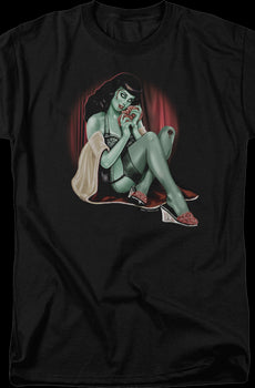 Zombie Pinup Girl T-Shirt